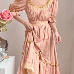 Summer 2022 Flowers And Songs Vintage Inspired Dress