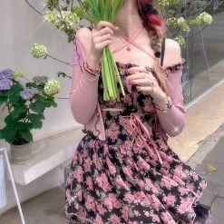 [Premium Selected] Rozen Maiden Floral Set Mini Dress (designer Arilf) New Arrivals