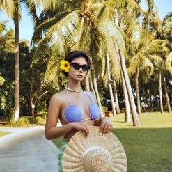 Mermaid By AMA Fantastic Mermaid Natural Shell Handmade Bralette Bikini Bra