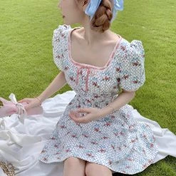 Peiliee Shop X Chic Memories [Exclusive To PeilieeShop ] Oil Painting Girls Dress