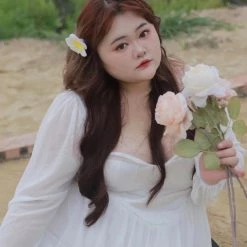 DAJUN [Curve Beauty] Spring Garden Fairy Chiffon Dress Summer 2022