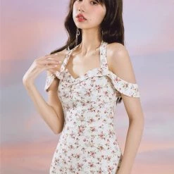 Mummy Cat Angelic Aroma Floral Mini Dress New Arrivals