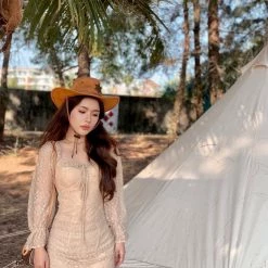 Boss JIA [Premium Selected] Westwrold The Journey Into Night Lace Dress New Arrivals