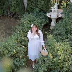 DAJUN Summer 2022 [Curve Beauty] Snow Angel Dress