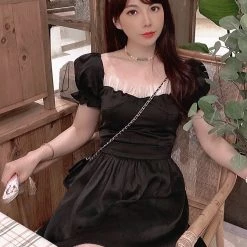 [Customized] Dark Swan Princess Mini Dress