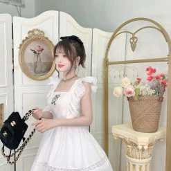 Peiliee Shop X Summer Joy [Exclusive To PeilieeShop] Angel Doll Cotton Dress