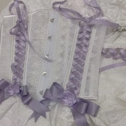 2K Lolita Fashion Last Chance [Pre-order] The Twins Gothic Lolita Fashion Dress Corset Set