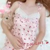 Peiliee Design [Mid Season SALE] Cherry Night Sleepwear Loungewear Set