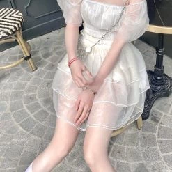 Arilf New Arrivals Minty Cloud Mini Dress Set