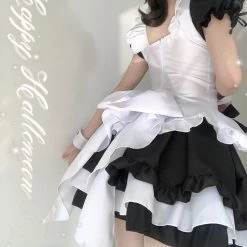 Basic Cosplay Summer 2022 Kuro Neko No Shitsuji - Love Kiki Cosplay Maid Dress Set