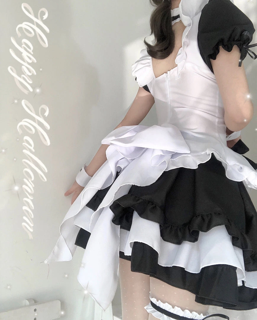 Basic Cosplay Summer 2022 Kuro Neko No Shitsuji - Love Kiki Cosplay Maid Dress Set 2 Basic Cosplay Summer 2022 Kuro Neko No Shitsuji - Love Kiki Cosplay Maid Dress Set