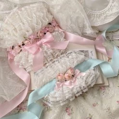 Peiliee Shop [Handmade] Rose Dream Hairband Hat New Arrivals