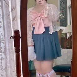 DAJUN [Curve Beauty] Angel Garden Lace Shirt Cardigan