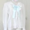 Peiliee Shop New Arrivals [Mid Season Sale] Cloudy Ribbon Handmade Shirt