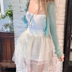 Arilf New Arrivals Minty Cloud Mini Dress Set