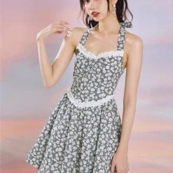 Mummy Cat Daisy Days Gingham Mini Dress