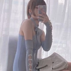 [Arilf Design] The Tender Trap Bodycon Mini Dress With Gloves Set