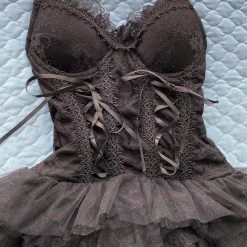 Peiliee Shop [Basic] Rosen Season Corset Dress Set New Arrivals