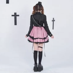 [Evil Tooth] Poker Spades Girl Short Cardigan Coat