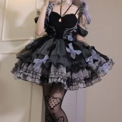 Peiliee Shop [Arilf Anniversary Special] Swan Lake Lolita Dress New Arrivals
