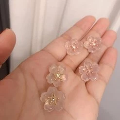 Jewelry New Arrivals Sakura Crystal Natural Gem Stone Necklace Bracelet Set