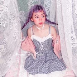 Peiliee Ballet Dream Babydoll Ballerina Gingham Dress New Arrivals