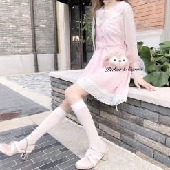 [Exclusive To PeilieeShop] Orange Blossom Gingham Dress New Arrivals