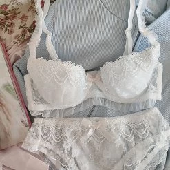 Japanese Lingerie Angel Ribbon For Stars And Roses Bra Set 35 Japanese Lingerie Angel Ribbon For Stars And Roses Bra Set