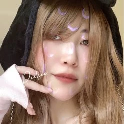 Nakiss New Arrivals Devil Doll Baseball Cap Faux Fur