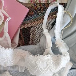 Japanese Lingerie Angel Ribbon For Stars And Roses Bra Set 41 Japanese Lingerie Angel Ribbon For Stars And Roses Bra Set