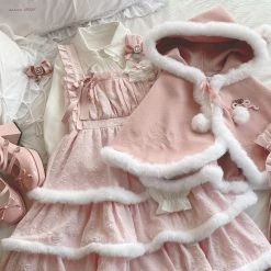 Sleep Doll [Pre-order] Snow Angel Dress Set With Cape Summer 2022