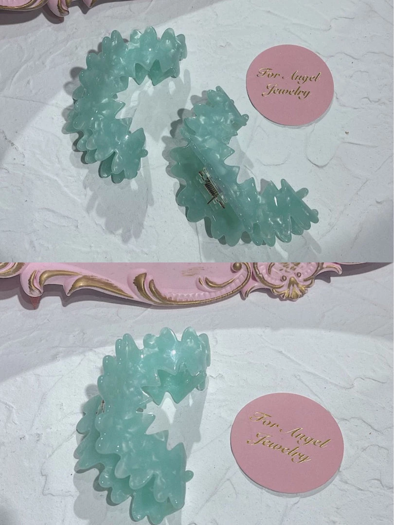 Basic Fashion Summer 2022 For Angels - Minty Angel Hair Claw 3 Basic Fashion Summer 2022 For Angels - Minty Angel Hair Claw