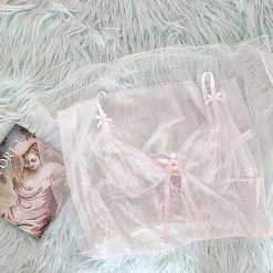 Japanese Lingeire New Arrivals [Back To Stock] Moonlight Lace Lingerie Dress