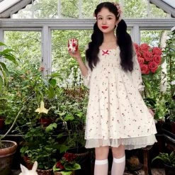 [Mid Season SALE] La Rose Rouge French Lace Dress (Design By Canmi)