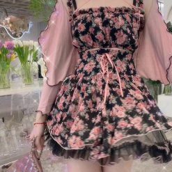 [Premium Selected] Rozen Maiden Floral Set Mini Dress (designer Arilf) New Arrivals