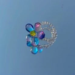 Peiliee Shop Flower Day Handmade Ring