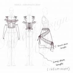 New Arrivals [2nd Time Pre-order] 100% Handmade Luna Bunny Cottage Dream Fairy Lace Corset Set (Designer Arilf)