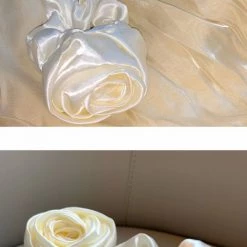 Peiliee Shop The Shine Rose Satin Hairband