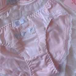 Japanese Lingeire Angel Like Ribbon Bra Set