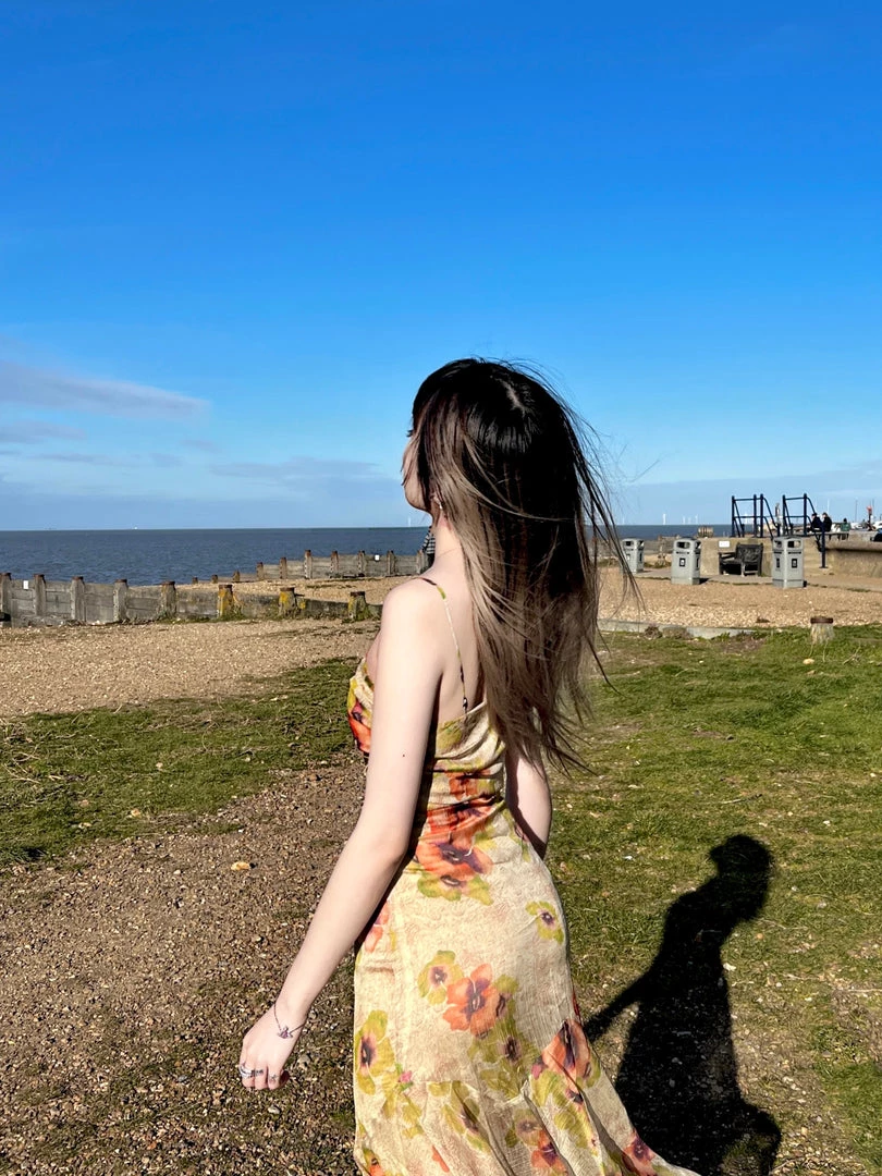 Arilf Pomegranate Flower Sea Floral Dress 9 Arilf Pomegranate Flower Sea Floral Dress