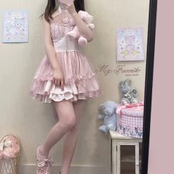 My Favorite 2022 Lost In Rose Land Romantic Mini Dress