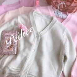 Peiliee Shop [By Peilieeshop] The Dancing Swan Soft Cardigan New Arrivals