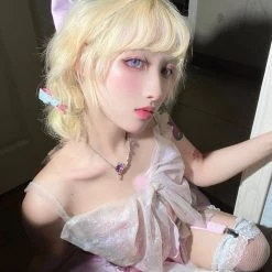 Peiliee Shop Floral Fairy Lingerie Set With Bralette And Pantie