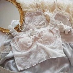 Japanese Lingerie Taro Fudge Lace Bralette New Arrivals