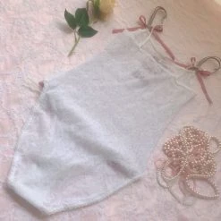 SSS New Arrivals [Mid Season Sale ] Snow Rose Handmade Bodysuit