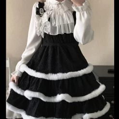 Sleep Doll [Pre-order] Snow Angel Dress Set With Cape Summer 2022