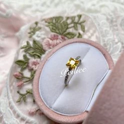 Peiliee Shop Princess Bella Crystal Ring New Arrivals
