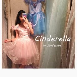 Customized [Tailor Made] Cinderella Pink Dance Ball Party Dress [Premium Selected]