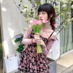 [Premium Selected] Rozen Maiden Floral Set Mini Dress (designer Arilf) New Arrivals