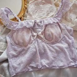 Japanese Lingerie Taro Fudge Lace Bralette New Arrivals